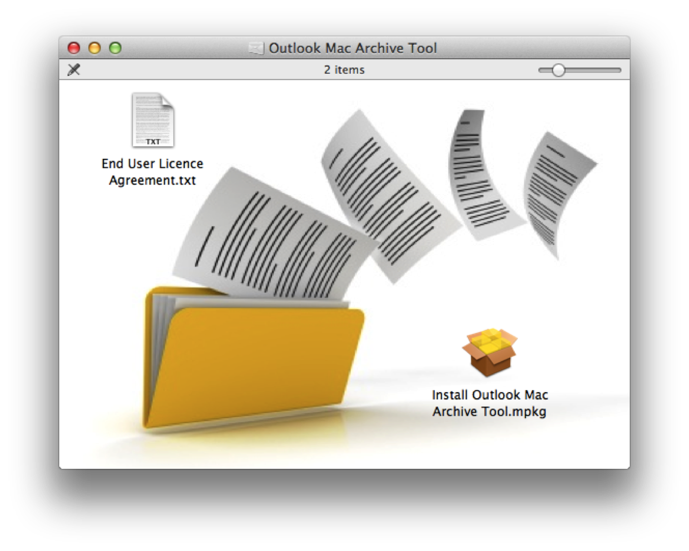 outlook 2011 for mac archive only 1 inbox
